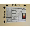 Dimensions de l'affiche